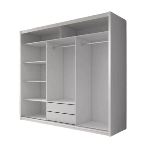 Dario 004 - Gardróbszekrény 200 cm (Sonoma tölgy)