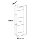 VUSHER 008 - Faliszekrény (Sonoma tölgy) SFW1D