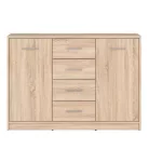 Nepo 012 - Komód (sonoma tölgy) KOM2D4S