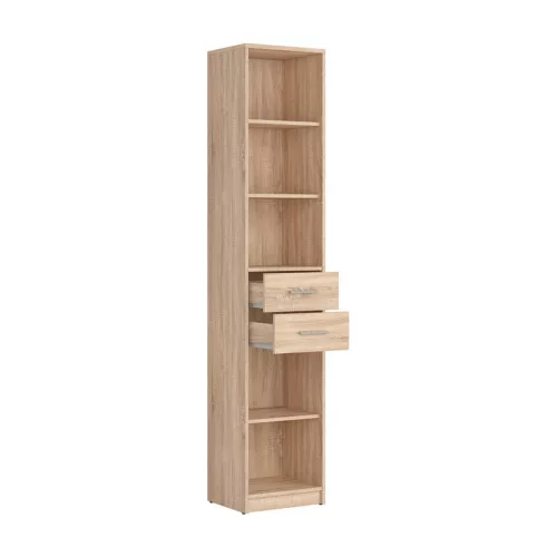 Nepo 013 - Kétfiókos polc (sonoma tölgy) REG2S/40