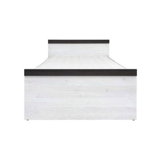 PORTO 017 - Egyszemélyes ágy (világos vörösfenyő/larico fenyő) LOZ/90