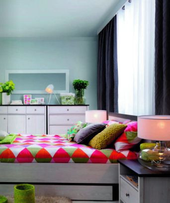 PORTO 017 - Egyszemélyes ágy (világos vörösfenyő/larico fenyő) LOZ/90