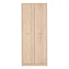 Nepo 017 - Kombinált ruhásszekrény (sonoma tölgy) SZF2D