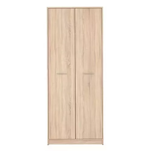 Nepo 017 - Kombinált ruhásszekrény (sonoma tölgy) SZF2D
