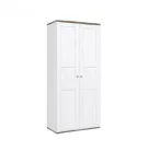 VALENTINA 007 - Kétajtós, egypolcos ruhásszekrény (canyon fenyő/trüffel tölgy) SZF2D