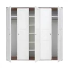 VALENTINA 008 - Ötajtós gardrób (canyon fenyő/trüffel tölgy) SZF5D