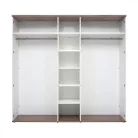 VALENTINA 008 - Ötajtós gardrób (canyon fenyő/trüffel tölgy) SZF5D