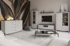 KIARA álló vitrin (REG1W2S) - nymphaea alba/trüffel tölgy