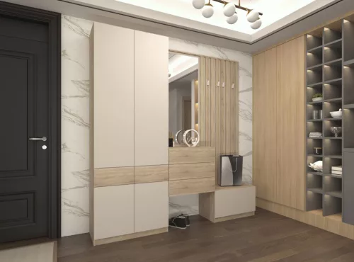 VERITAS fali szekrény (KOM3S) - sonoma tölgy/kasmír