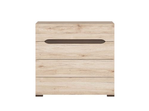 Elvaro 008 komód - KOM4S/90 - san remo/wenge
