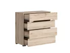 Elvaro 008 komód - KOM4S/90 - san remo/wenge