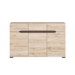 Elvaro 009 komód - KOM3D3S - san remo/wenge