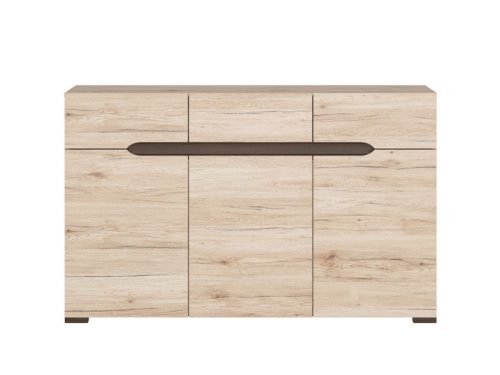 Elvaro 009 komód - KOM3D3S - san remo/wenge