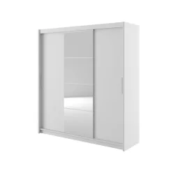 Dario 004 - Gardróbszekrény 200 cm (Fehér)