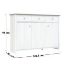 PORTO nappali szett - világos vörösfenyő/larico fenyő (KOM3D3S,REG1W2S,RTV2S/160)