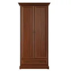   SZÓFIA 017 két ajtós egy fiókos gardróbszekrény (2D1S) - gesztenye
