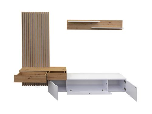 BEKKA Plus nappali szett - artisan tölgy/fehér