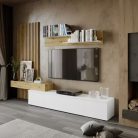 BEKKA Plus nappali szett - artisan tölgy/fehér