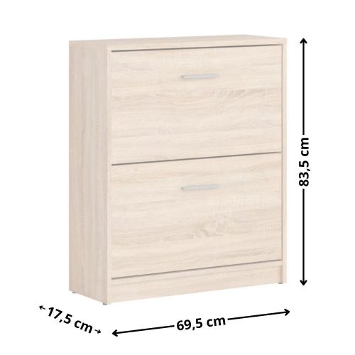 Nepo 021 cipősszekrény (SFB2K) sonoma