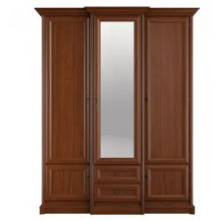   SZÓFIA 018 három ajtós, két fiókos gardróbszekrény (3D2S) - gesztenye