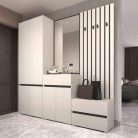 BRIXTON előszoba fal (WIE67) - kasmír/antracit