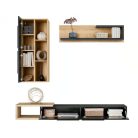 Salvador nappali bútor szett tv-állvánnyal 210 - tahoe tölgy/antracit