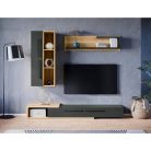 Salvador nappali bútor szett tv-állvánnyal 210 - tahoe tölgy/antracit