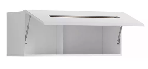 Azteca SFW1K/4/11 szekrény, fehér/wenge