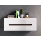 Azteca SFW1K/4/11 szekrény, fehér/wenge