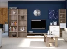 NEPO TV szekrény (RTV3SN) - sonoma tölgy/fehér