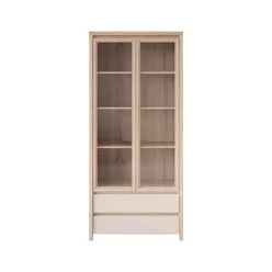 KASIA 012 álló vitrin - sonoma tölgy/kasmír - REG2W2S