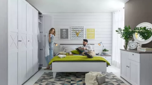 VALENTINA 005 egy ajtós gardróbszekrény (REG1D) - canyon fenyő/trüffel tölgy