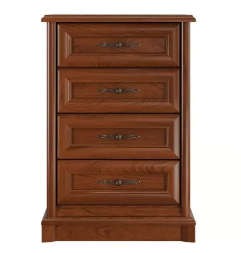 SZÓFIA 007 négy fiókos komód (S4/6) - gesztenye