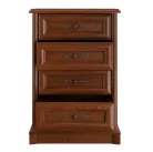 SZÓFIA 007 négy fiókos komód (S4/6) - gesztenye