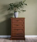 SZÓFIA 007 négy fiókos komód (S4/6) - gesztenye
