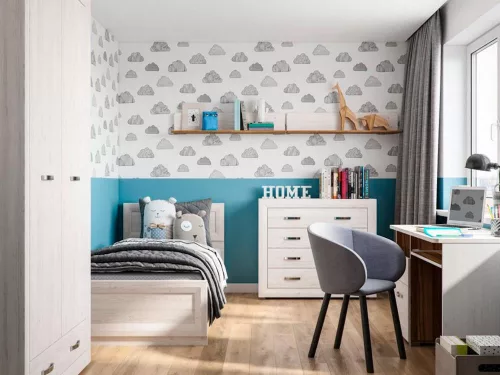 Cyrus 011 komód - laroco/kő tölgy (KOM4S/11)