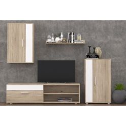 Sinny mini szekrénysor - sonoma tölgy/fehér