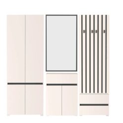 BRIXTON előszoba szett - kasmír/antracit