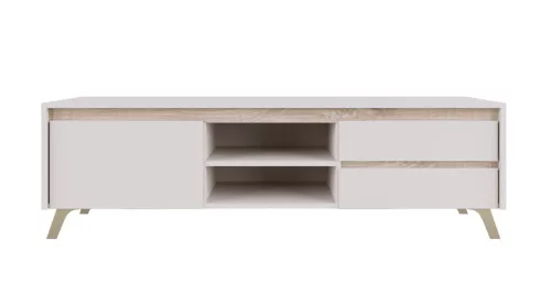 LOGAN nappali bútor szett tv-állvánnyal (REG1W2S,REG2D1S1K,RTV 1K2SO) - chasmere/sonoma