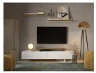 MILANO nappali bútor szett tv-állvánnyal - nymphaea alba, artisan tölgy