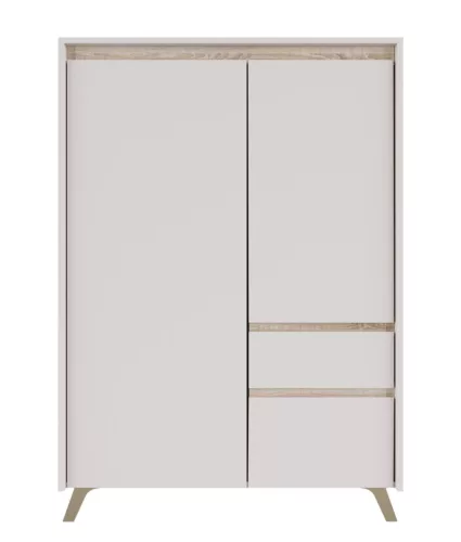  LOGAN 004 magas komód (REG2D1S1K) - chasmere/sonoma