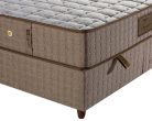 SUNSET New boxspring ágy (160 x 200 cm) - kávé