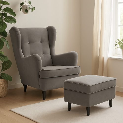 CARRY - Ülőke/lábtartó (Soro 90 világos szürke)