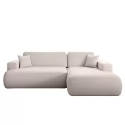   GIO ágyazható, ágyneműtartós sarokkanapé bézs (jobbos)