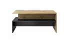 BAROS dohányzóasztal, artisan tölgy/matt fekete