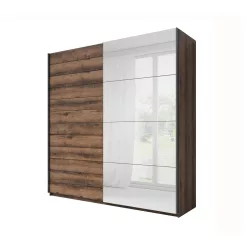   BETA 77 Tolóajtós gardróbszekrény, monastery tölgy, 200 cm