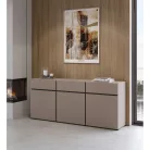 Cross CWMY43 komód - 3 ajtós, 3 fiókos (Congo fekete)