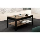 Aktiv TWLK99 dohányzóasztal - (Taurus tölgy/fekete)