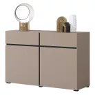 Cross CWMY45 komód - 2 ajtós, 2 fiókos (Congo fekete)