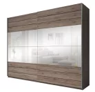 Galaxy M0EA59 gardróbszekrény - tolóajtós (Sötét San Remo tölgy)
